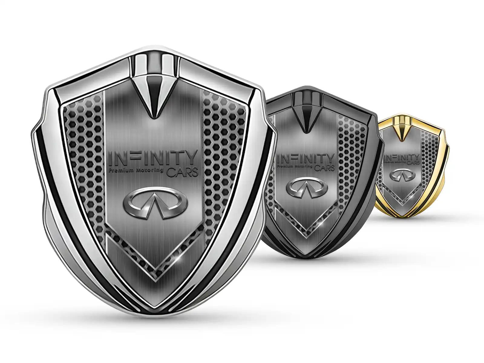 Infiniti 3D Emblem Abzeichen Moderner Look High-End 3D Stil
